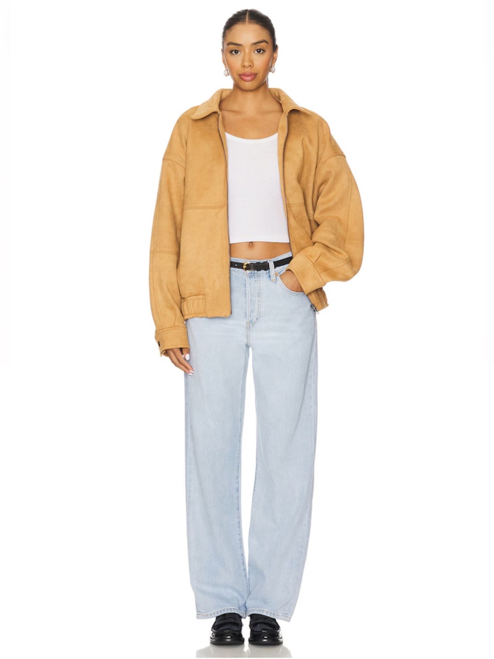RE/DONE The Thrasher Wide Leg Jeans in Ola Indigo Size 28 NWT